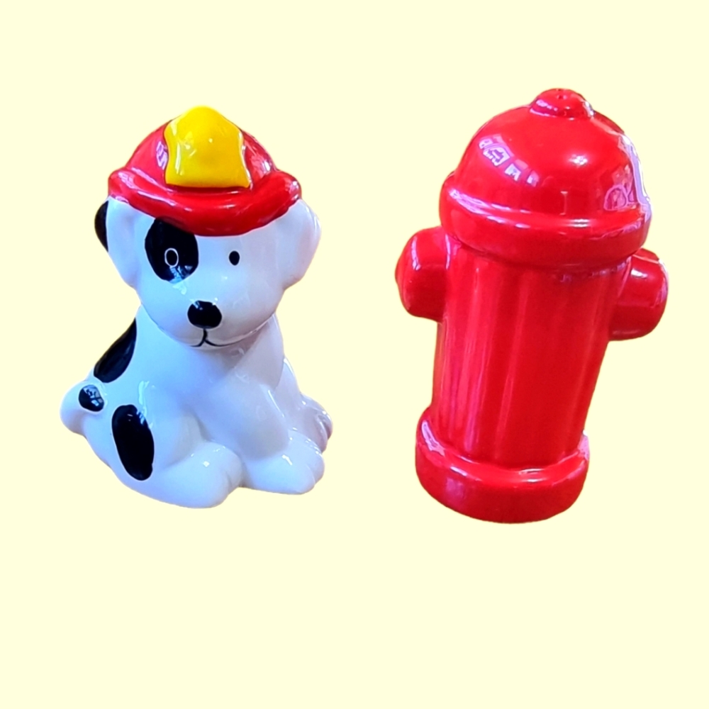 Russ Dalmation Salt & Pepper Shakers
